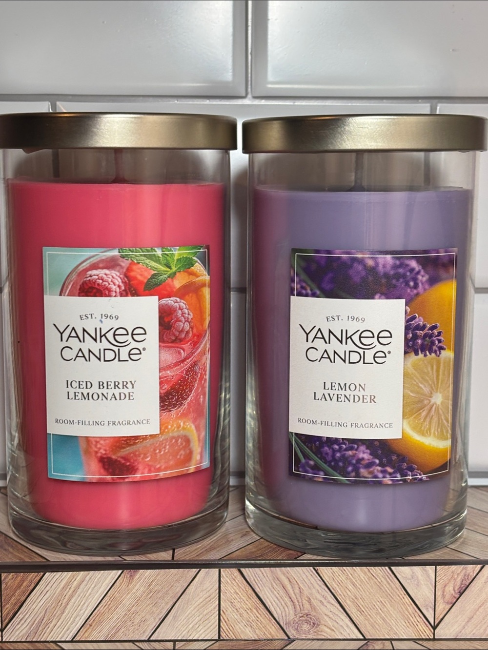 Yankee Candle 🍋Lemon Lovers Medium Duo!